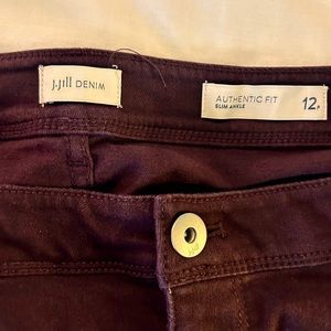 J Jill slim ankle denim sz 12P
